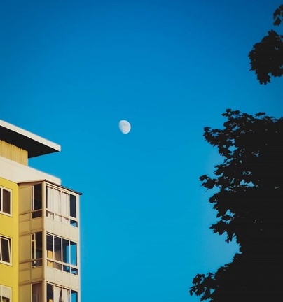 The moon and The sun #moonandsun #worserphoto #awesome shots #instamoon #instalike