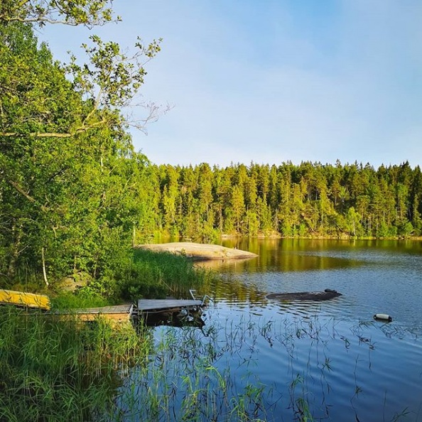 Nice view of The lake #sweden_images #worserphoto #awesome_shots #shittygreen #sliceoflife #swedensummer.jpg